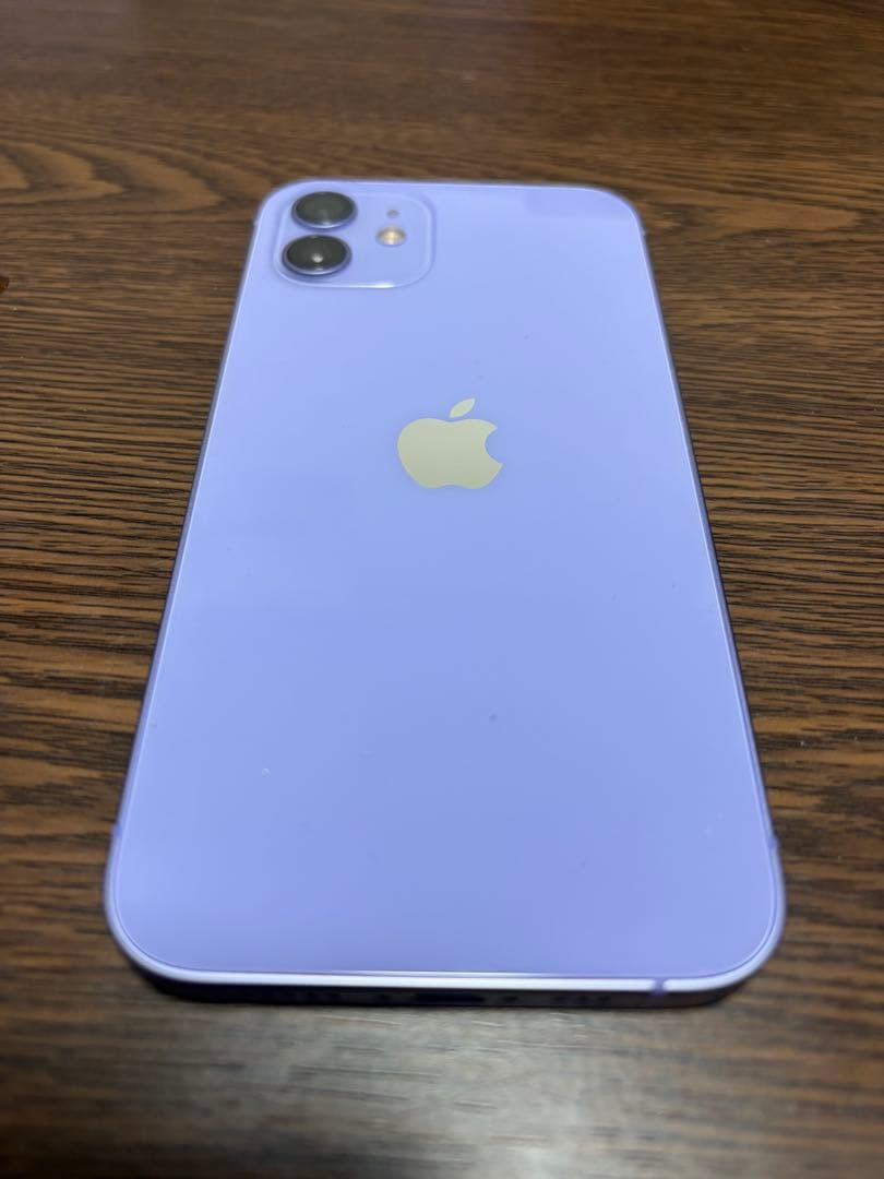 【美品】iPhone12 128GB SIMフリー パープル