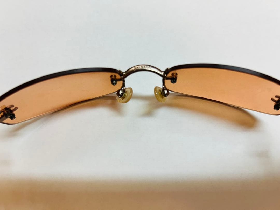 CHANELサングラスオレンジ