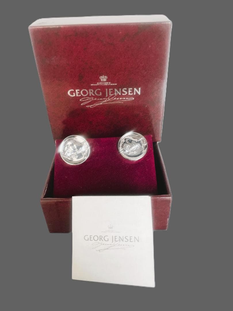   ジョージジェンセン カフリンクス SV925 箱付き