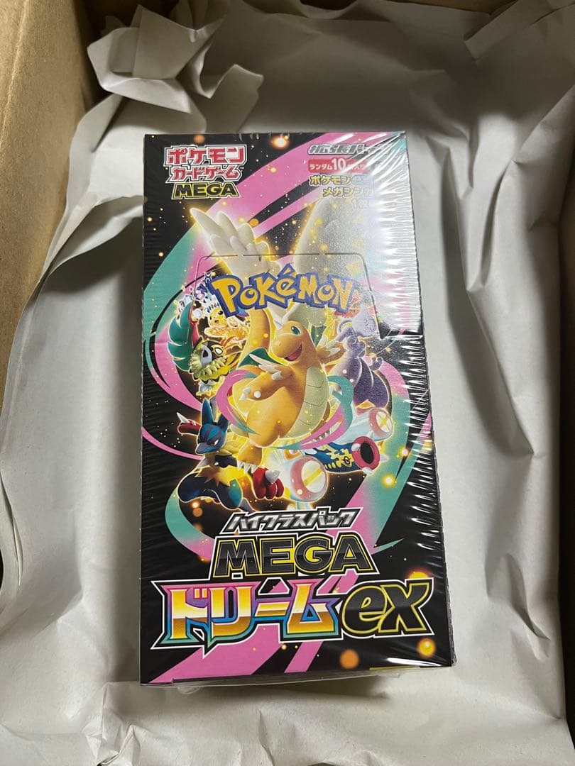 ポケモンカードゲーム MEGAドリームEX BOXシュリンク付き