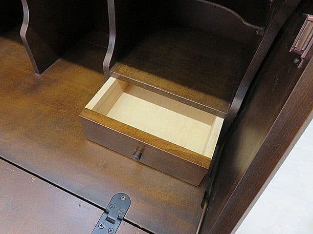 希少モデル　オールドカリモク 「コロニアル」 ライティングビューロー