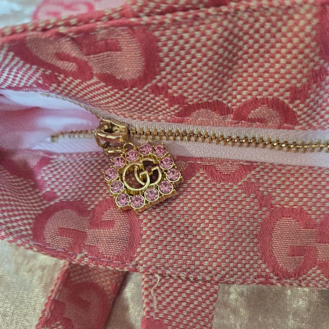 希少！1点のみ！GUCCI ロゴトートバッグ ノベルティ ピンク 大容量