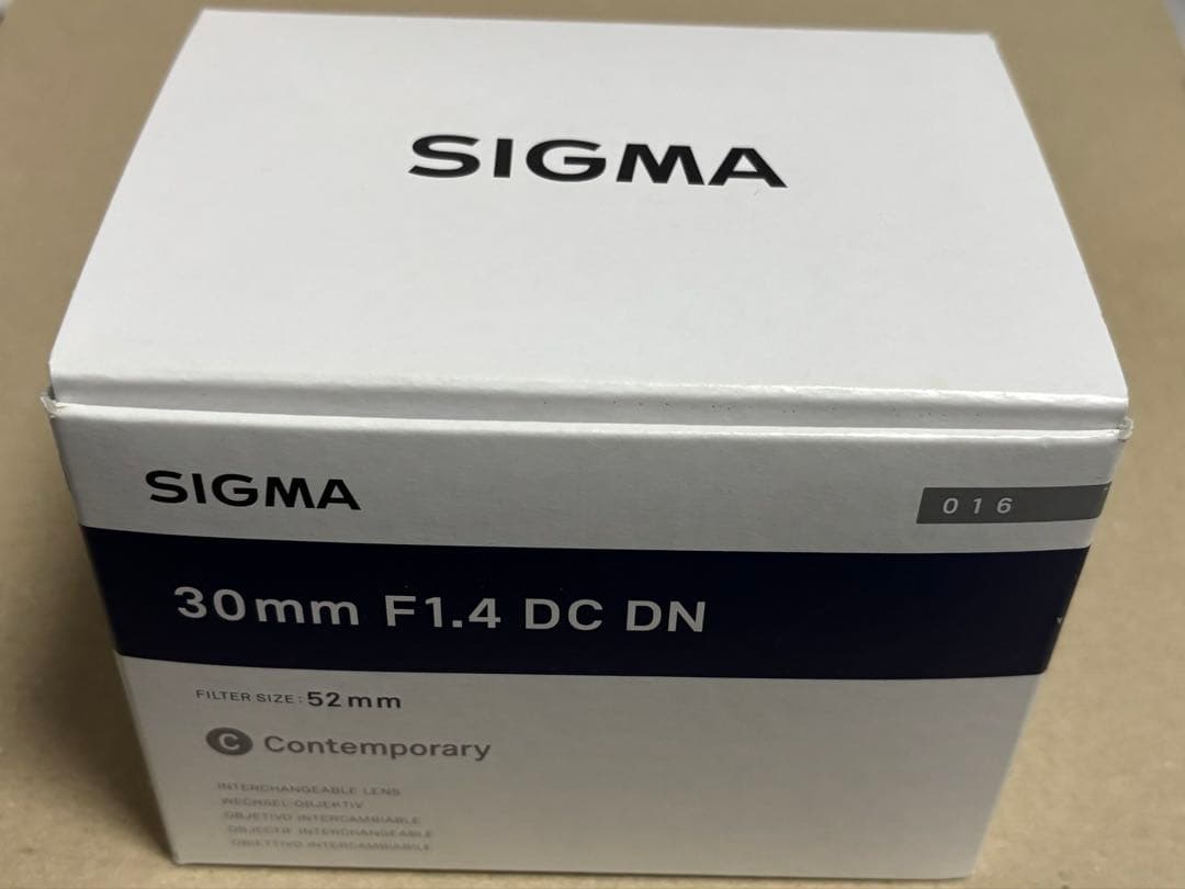 SIGMA Canon EF-Mマウント 30mm F1.4 単焦点レンズ