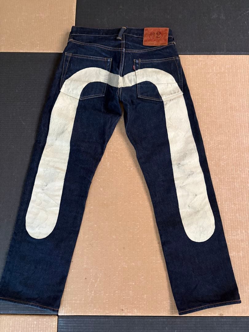 EVISU デニムジーンズ 29 X 32 カモメ lot2000