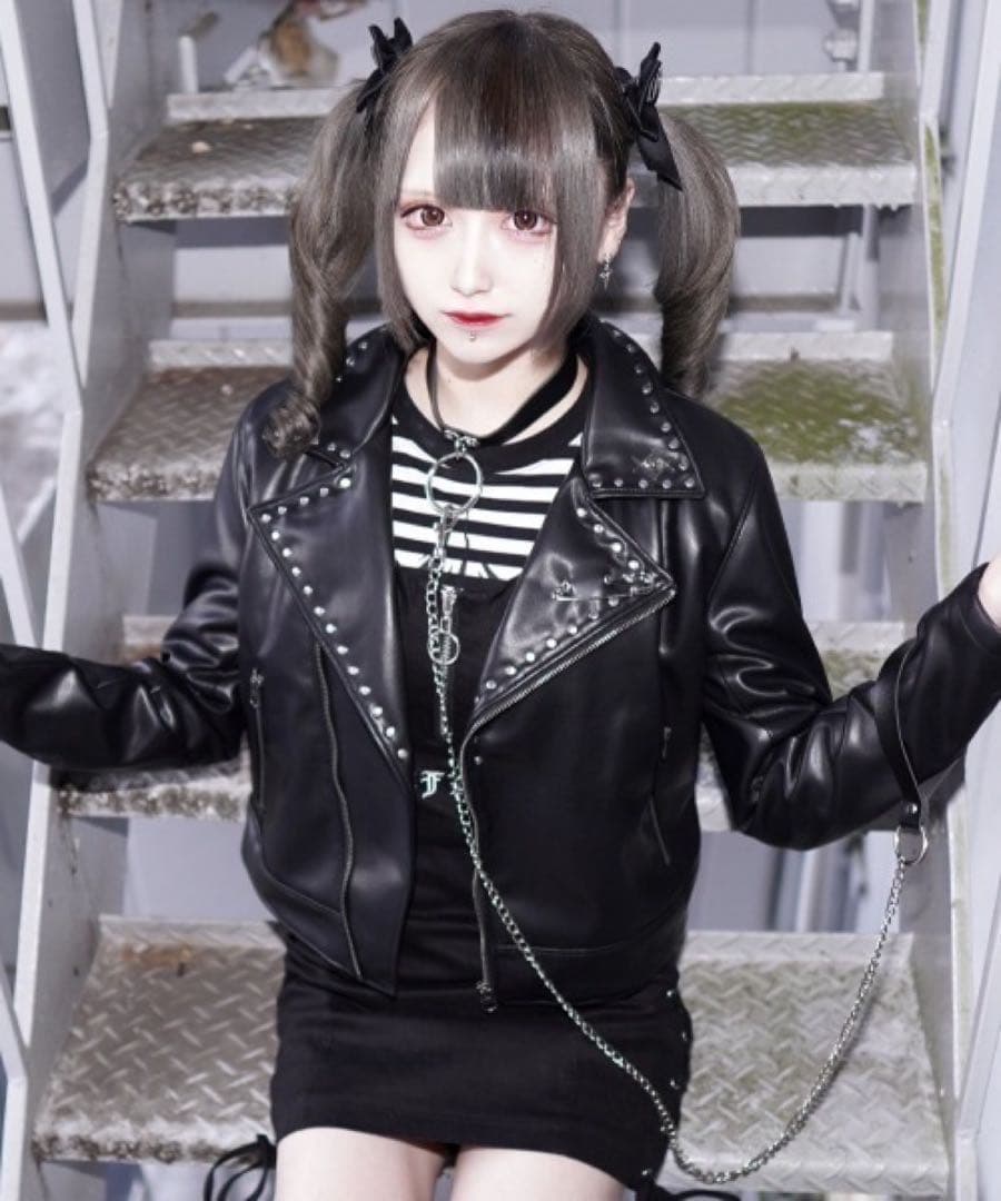 REFLEM ライダース ジャケット レザー ボア