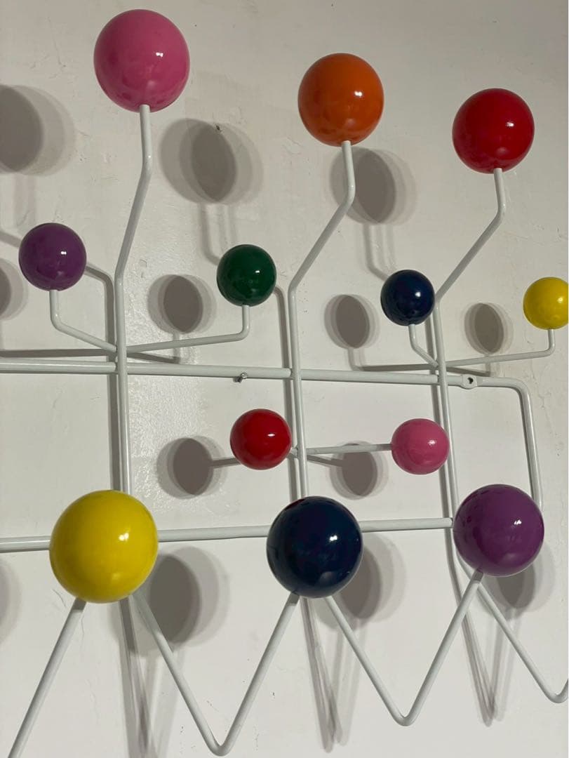 ミッドセンチュリー ウォールハンガー ハングイットオール風 カラフル 壁掛け収納