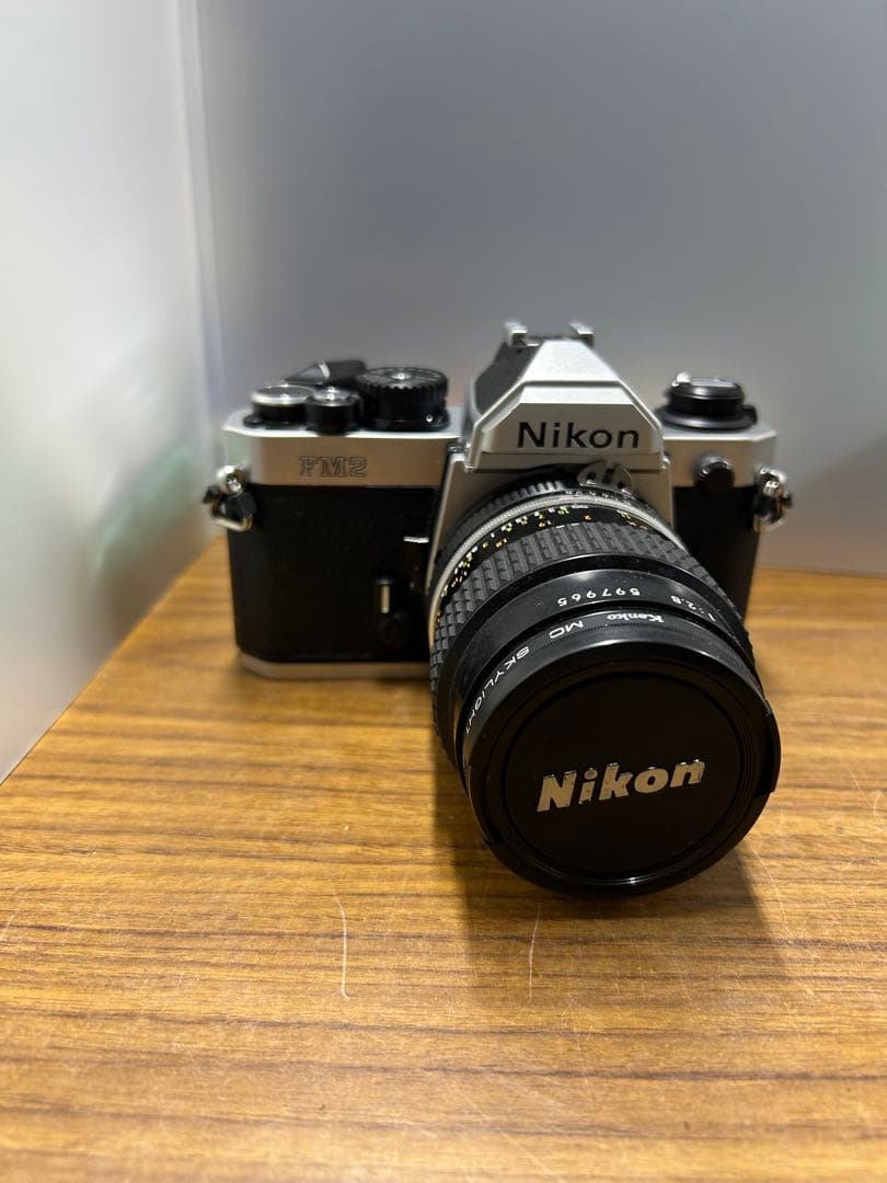 Nikon FM2 シルバー　Micro-Nikkor 55mm f/2.8S