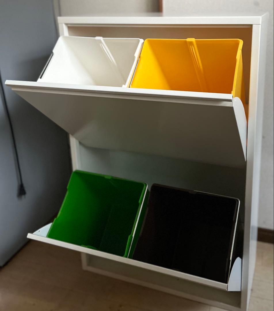 ASPLUND　アスプルンド ４リサイクルビン　4分別ゴミ箱　イタリア製