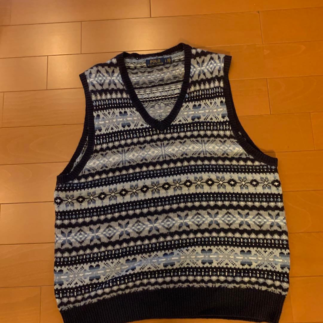 Polo Ralph Lauren フェアアイル柄 ベスト XLサイズ