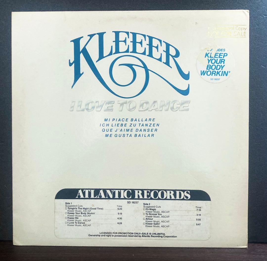 KLEEER / I LOVE TO DANCE Happy me レアグルーヴ