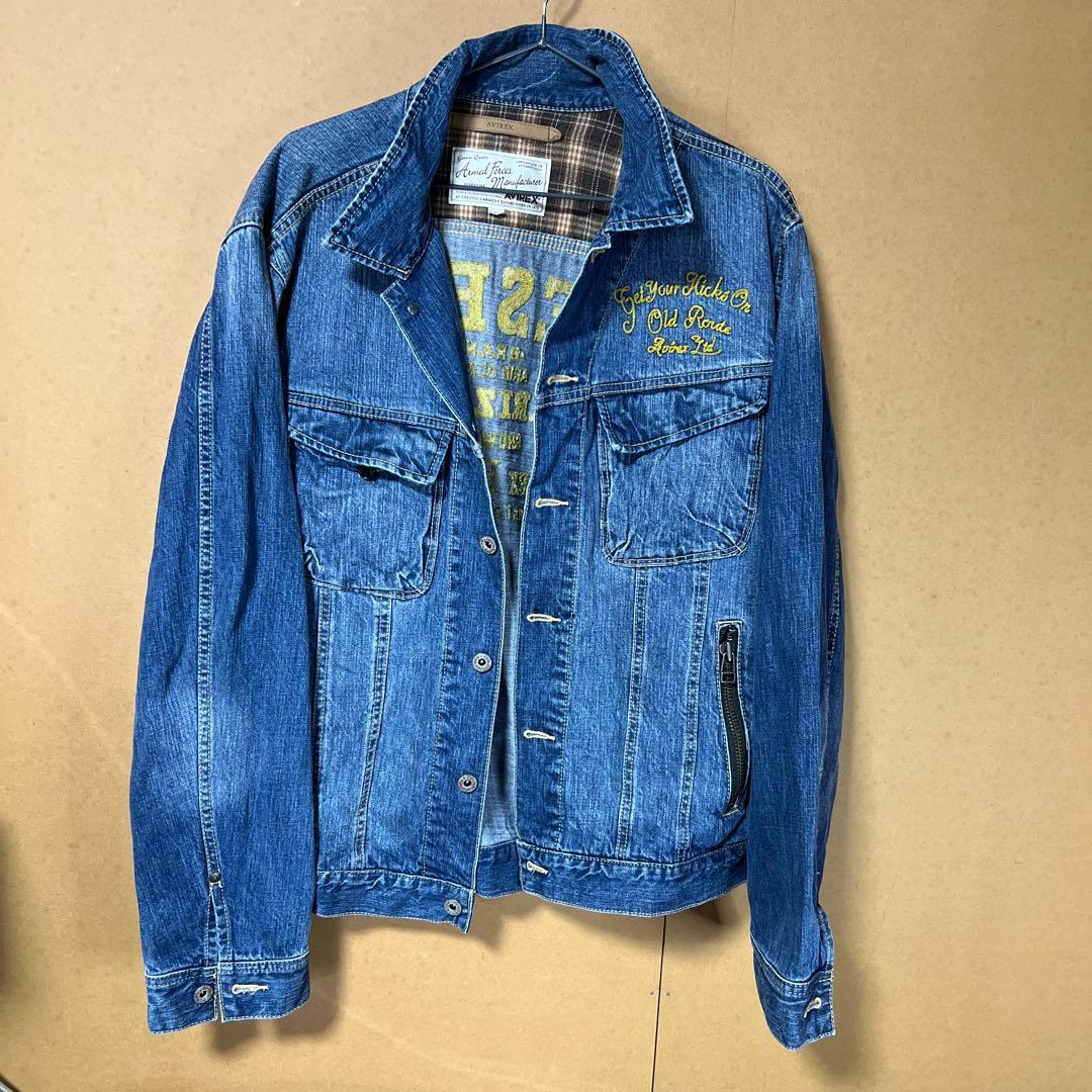 AVIREX デニムジャケット XL