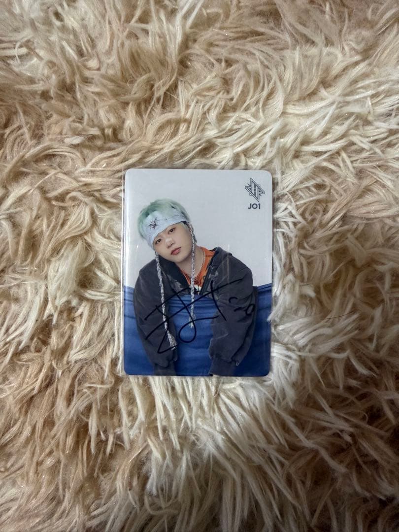 JO1 木全翔也 トレカお渡し会 サイン入り トレカ