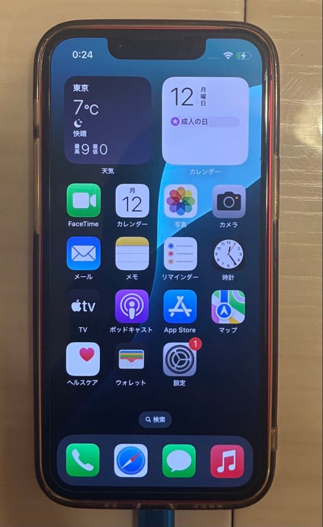 iPhone 12 mini 64GB RED SIMフリー 極美品