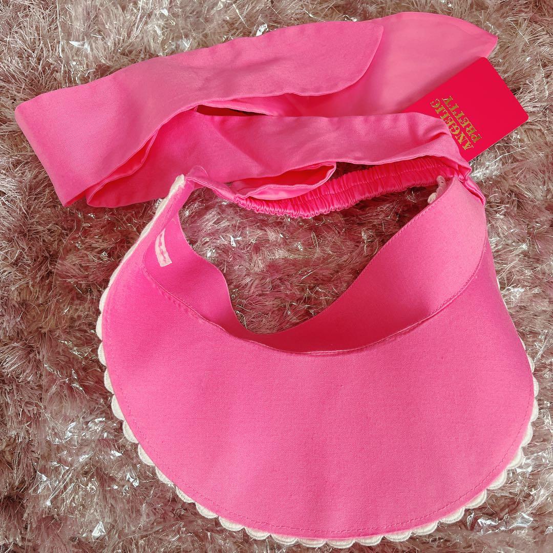 AngelicPretty ToysDonutDiner サンバイザー 濃ピンク