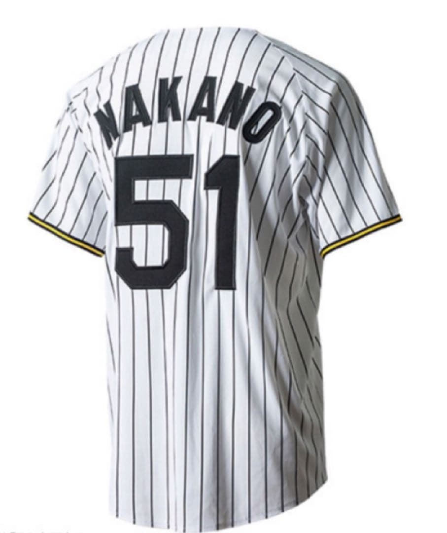 阪神タイガース90周年　中野拓夢　 NAKANO 51 ユニフォーム Sサイズ