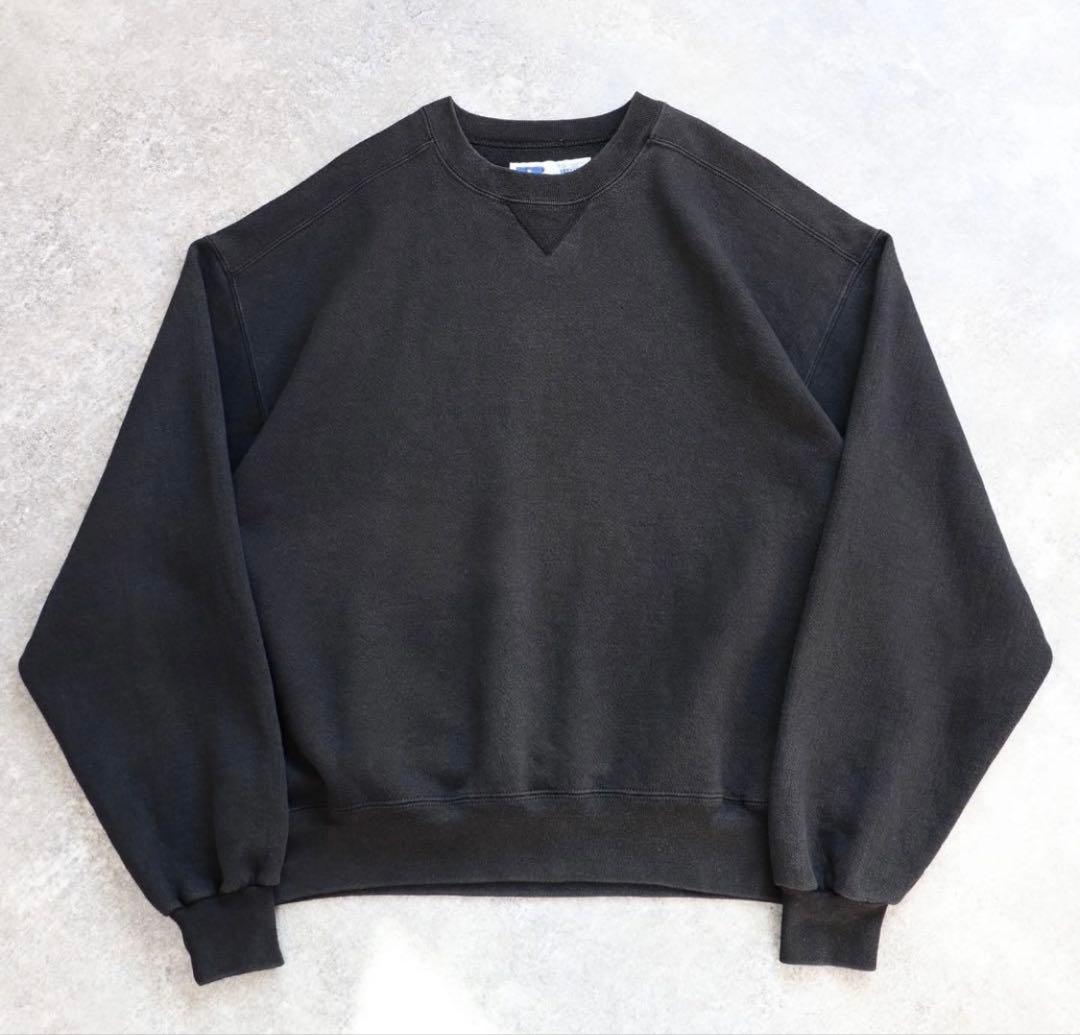 USA製90s Russell highcotton ハイコットン ブラック L