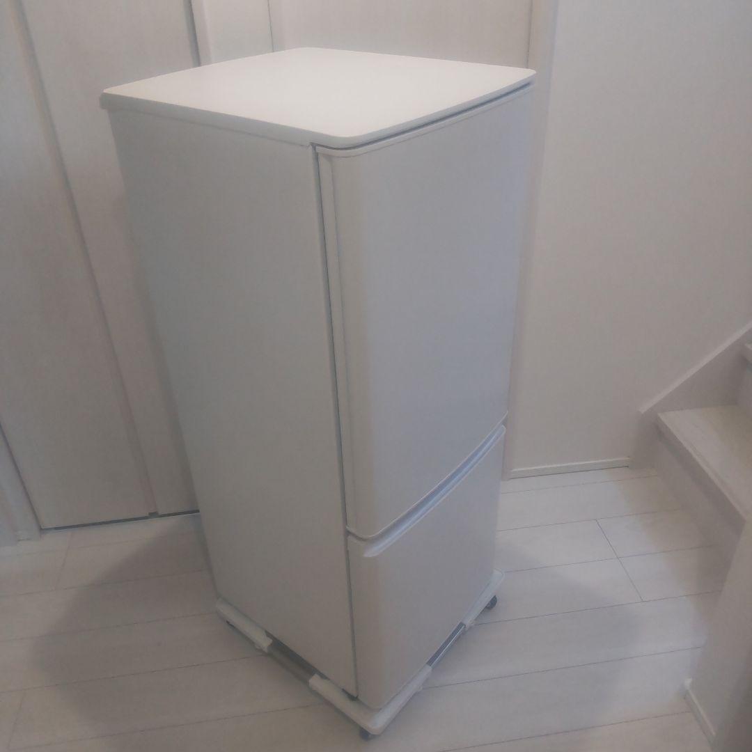 三菱電機 2ドア冷蔵庫 MR-P15G-W 2021年製 単身者 一人暮らし向け