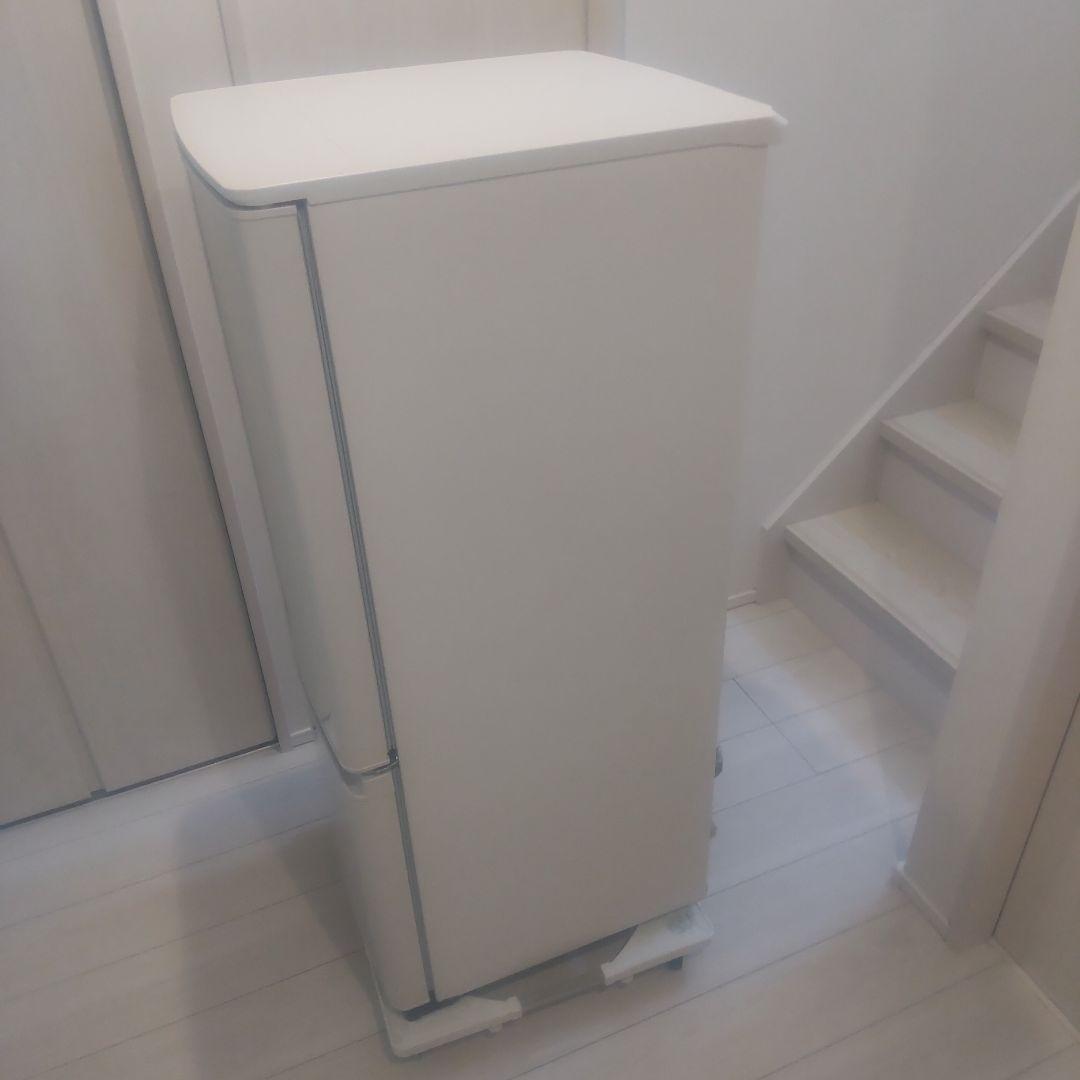 三菱電機 2ドア冷蔵庫 MR-P15G-W 2021年製 単身者 一人暮らし向け