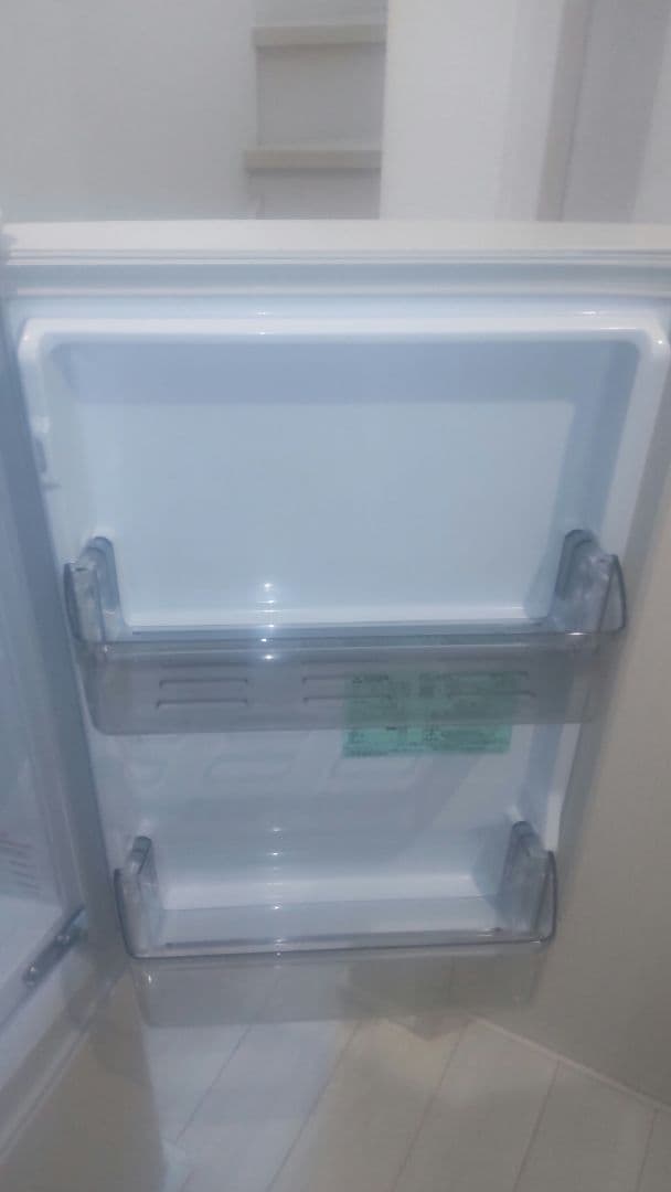 三菱電機 2ドア冷蔵庫 MR-P15G-W 2021年製 単身者 一人暮らし向け