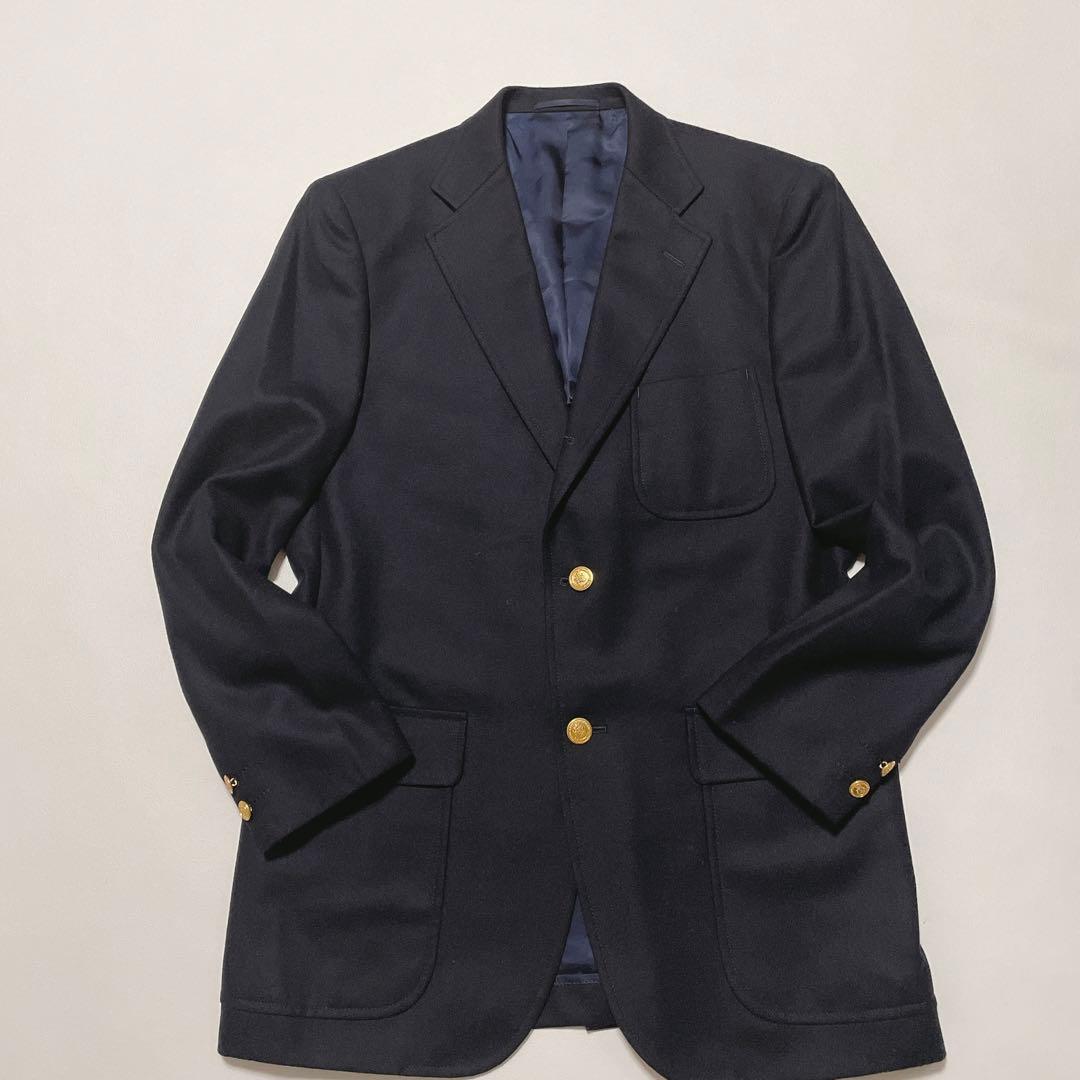 未使用級★ジェイプレス　100thアニバーサリ　紺ブレ　金ボタン 段返L(624