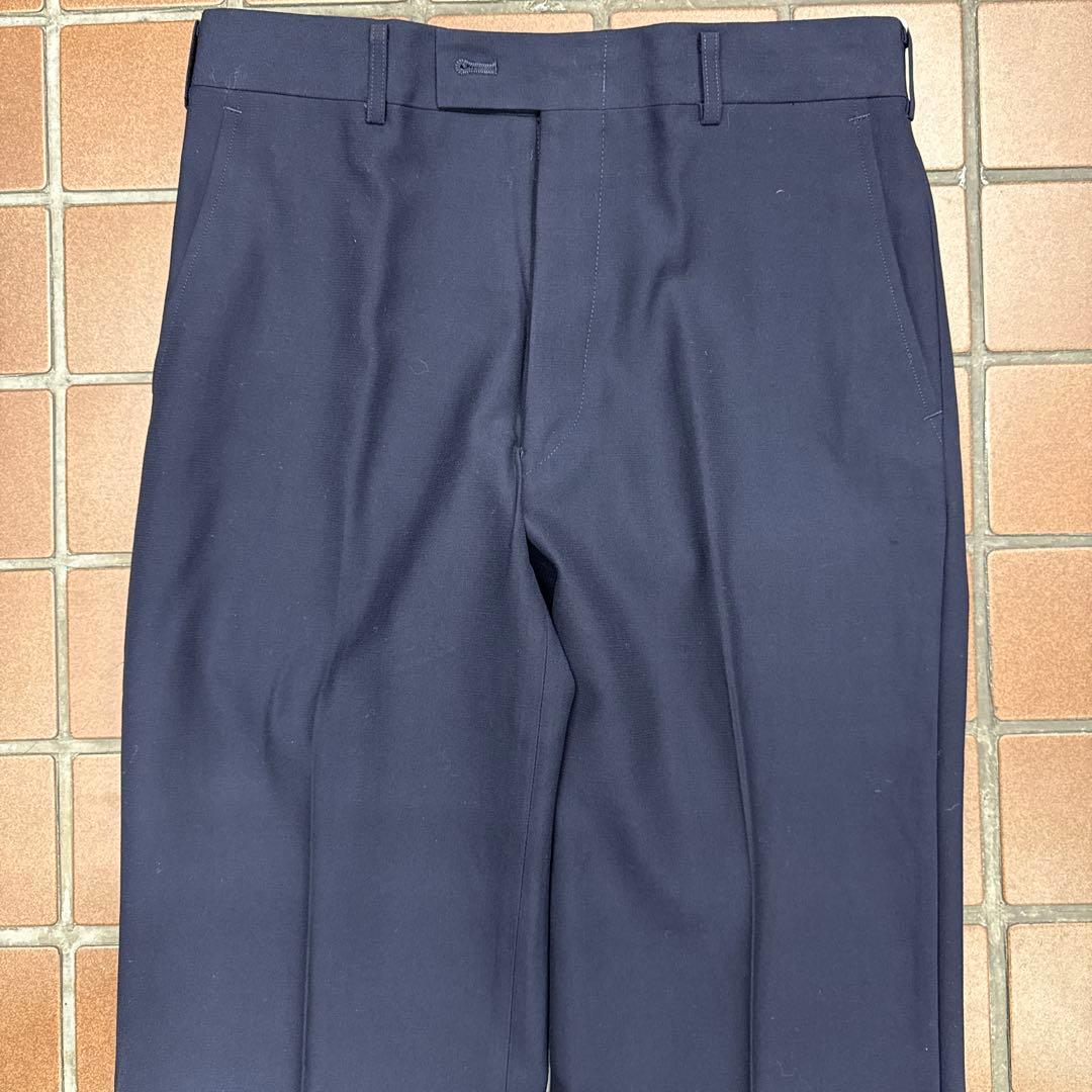 新品 Y6 L スリーピーススーツ シングルスーツ ネイビー系 ウール100%