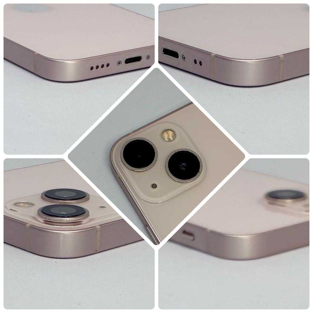 M19【電池新品　100％表示】 iPhone 13mini　128GB　ピンク