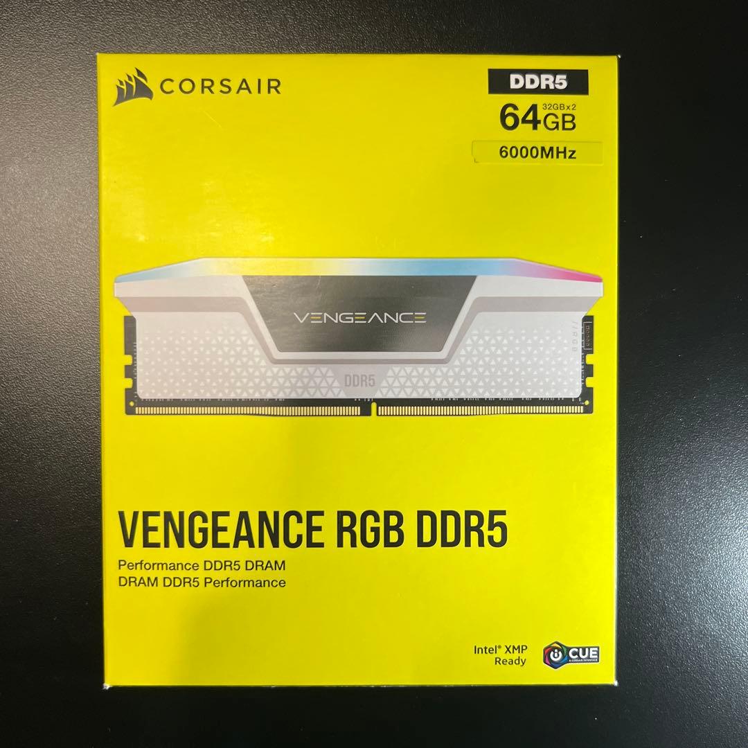 【しすか②】CORSAIR VENGEANCE RGB DDR5 32GB