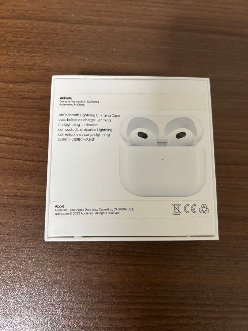 Apple AirPods3 本体 + Lightning充電ケース