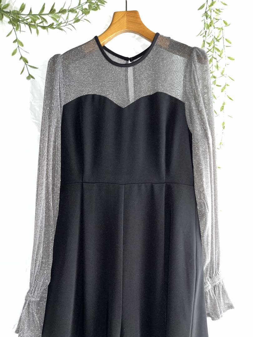 kana パーティー　パンツドレス　オケージョン　結婚式　黒