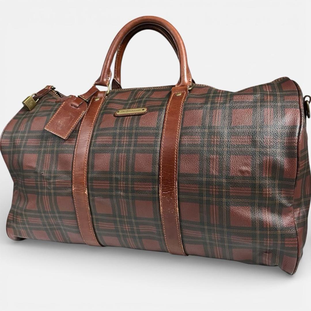 希少 POLO RALPH LAUREN ボストンバッグ ヴィンテージ レザー