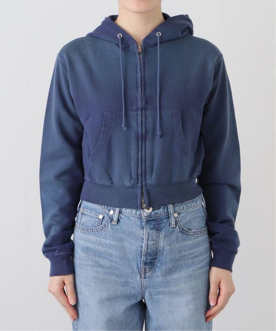 AURALEE オーラリーネイビー パーカー フルジッパー 1