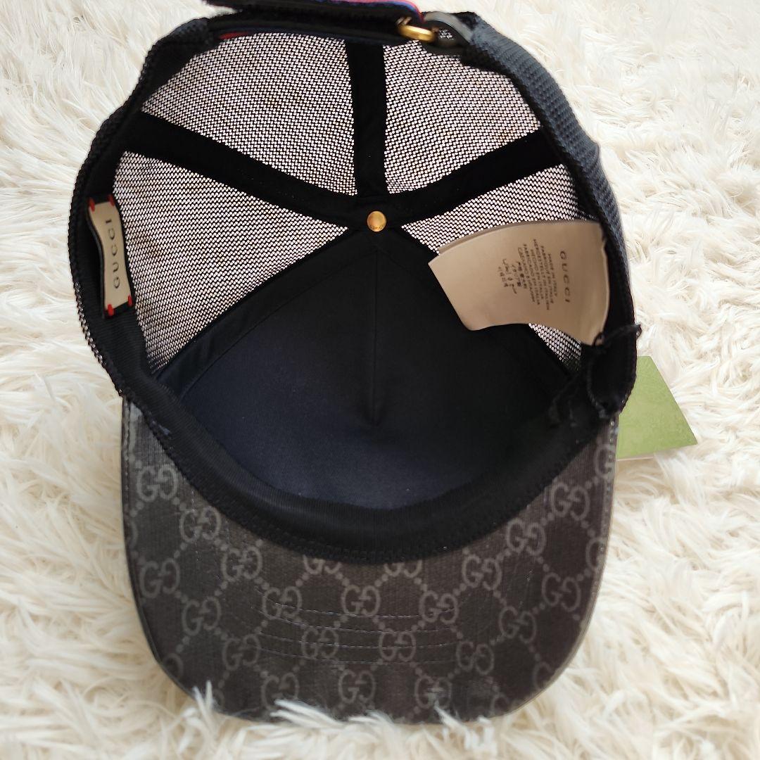 【未使用級】グッチ　GUCCI スネークモチーフ ブラックキャップ