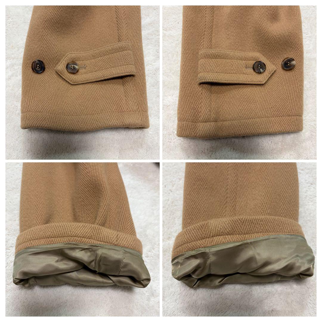 【極美品】ワーカーズ WORKERS ダッフルコート ヘリンボーン ベージュ L