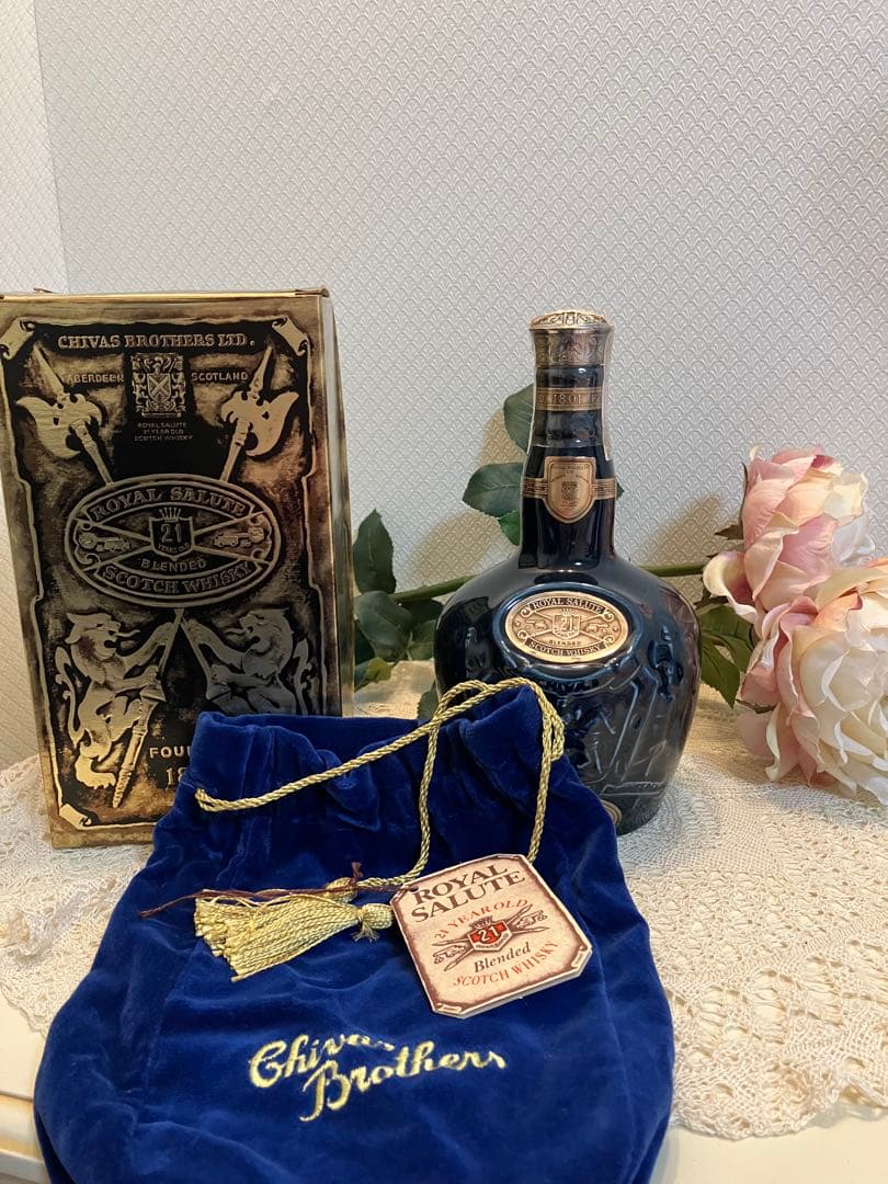 超美品 SALUTE 21YEAR OLD 青ビンテージ新品未開封品