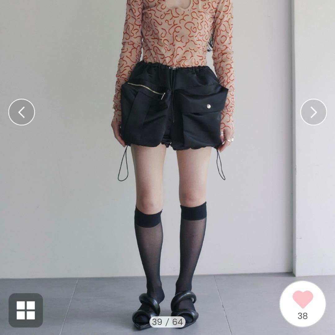 SORIN ブラックショートパンツ (タグ付き)