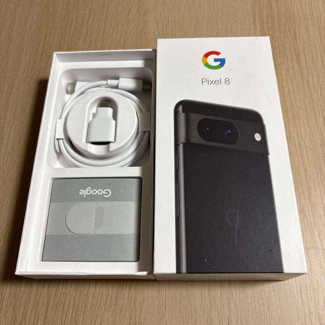 Google pixel 8 ブラック128GB simフリー ピクセル