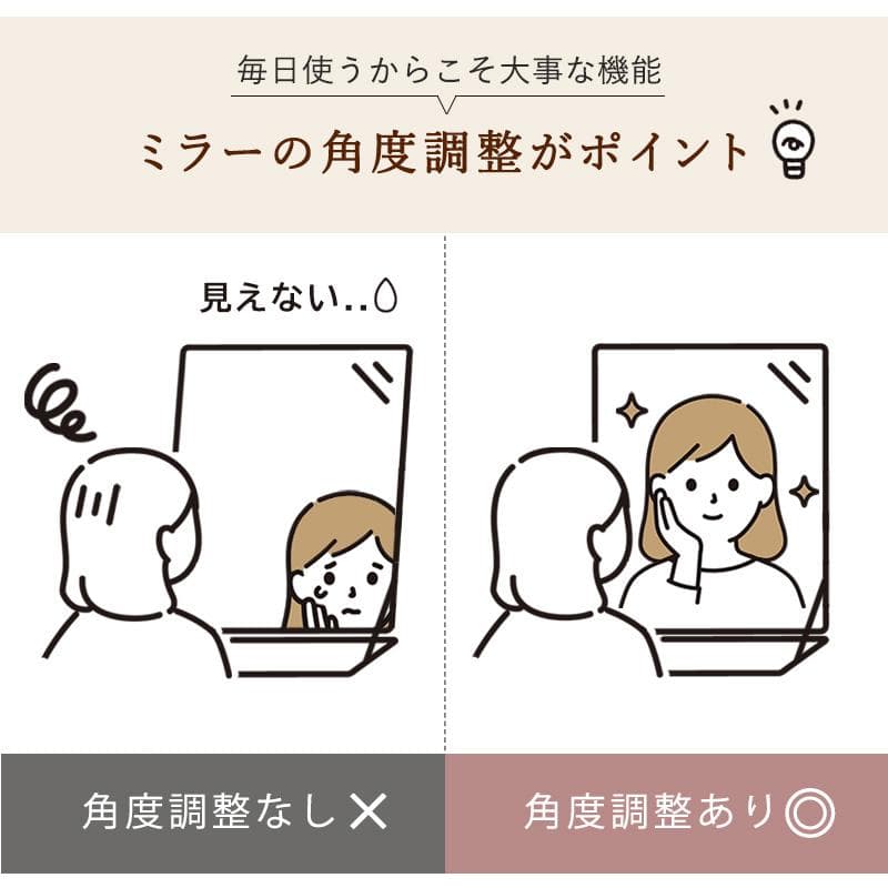 【新品】コンセント付きドレッサーセット　2WAY　デスク兼用　アウトレット