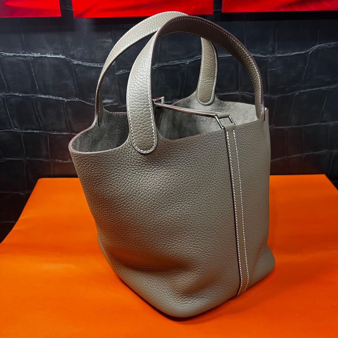 新品未使用 HERMES ピコタンMM エトゥープ C006683