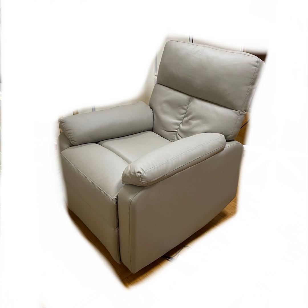 ライトグレー 電動リクライニングソファ 4月末までの出品！