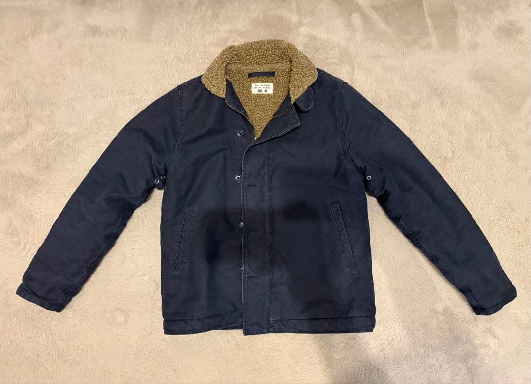 WAIPER.inc N-1デッキジャケット WP03 40 ネイビー