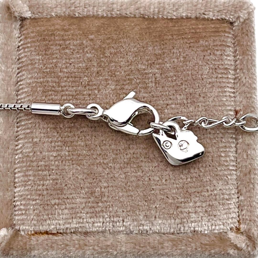 ⭐️SALE⭐スワロフスキー　ネックレス　蛇モチーフ　パヴェ　クリスタル　シルバー