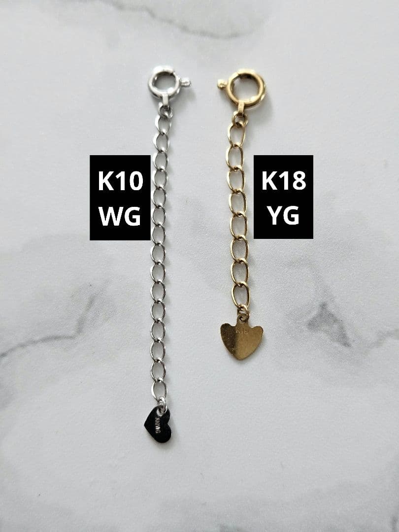 ♡*♡様 K18 YG、K10 WG アジャスター 2本、アクセサリーpepe