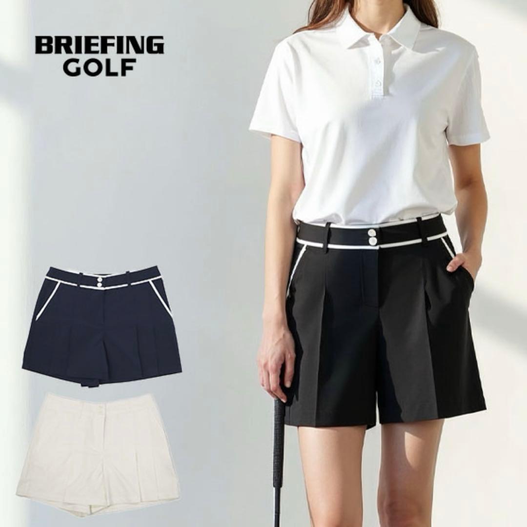 BRIEFING 黒のプリーツスカート L