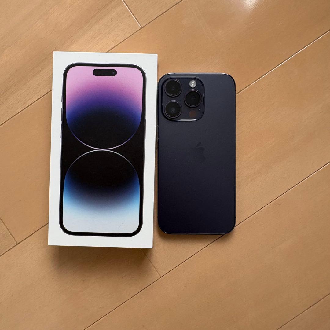 iPhone 14プロ 128ギガ ディープパープル