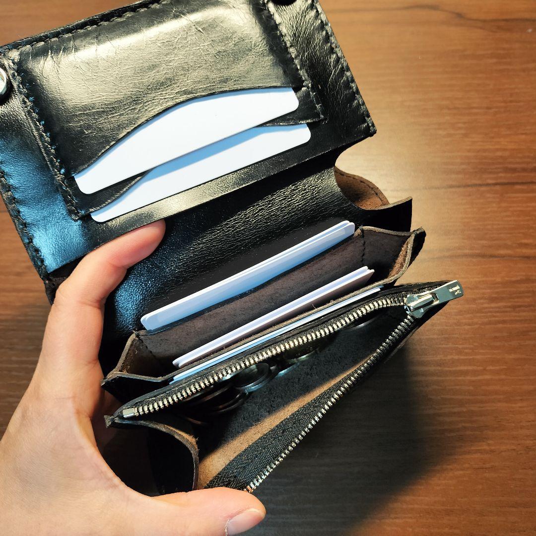 茶芯　ホース　ミドルトラッカーウォレット