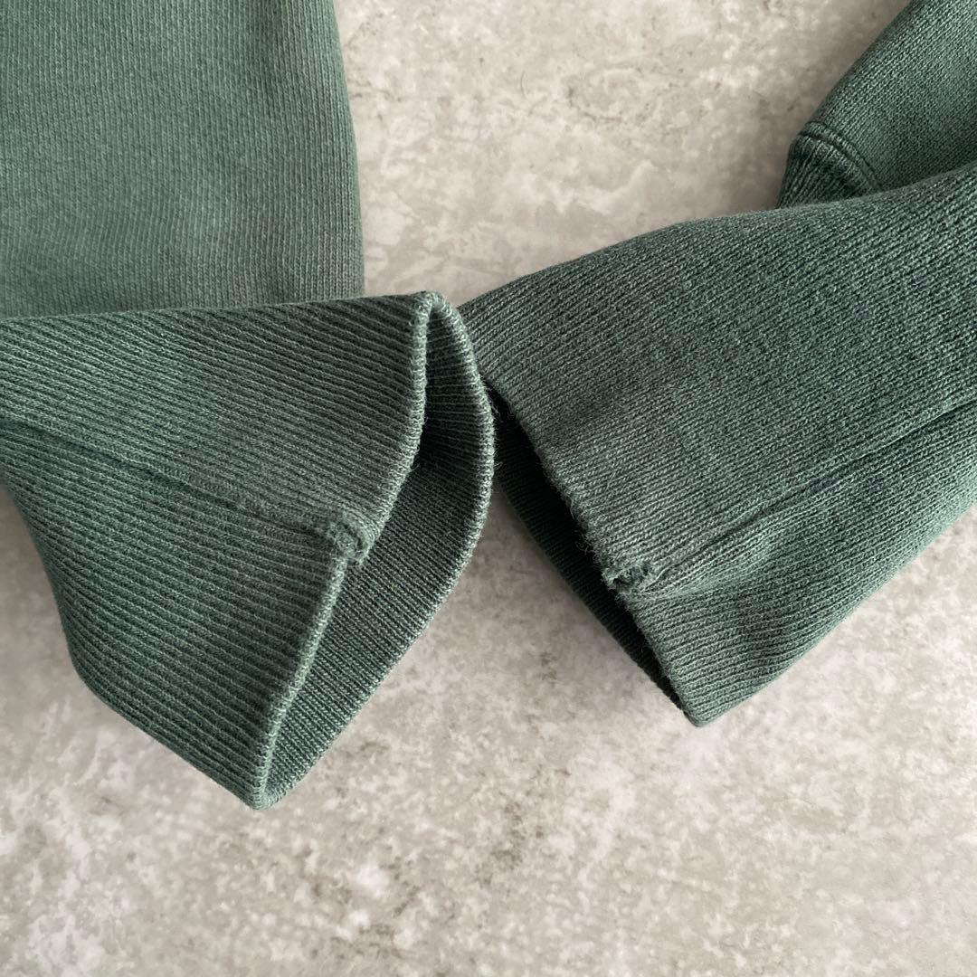 激レア90sチャンピオン珍ピオンですデカ目リバースウィーブLグリーン緑