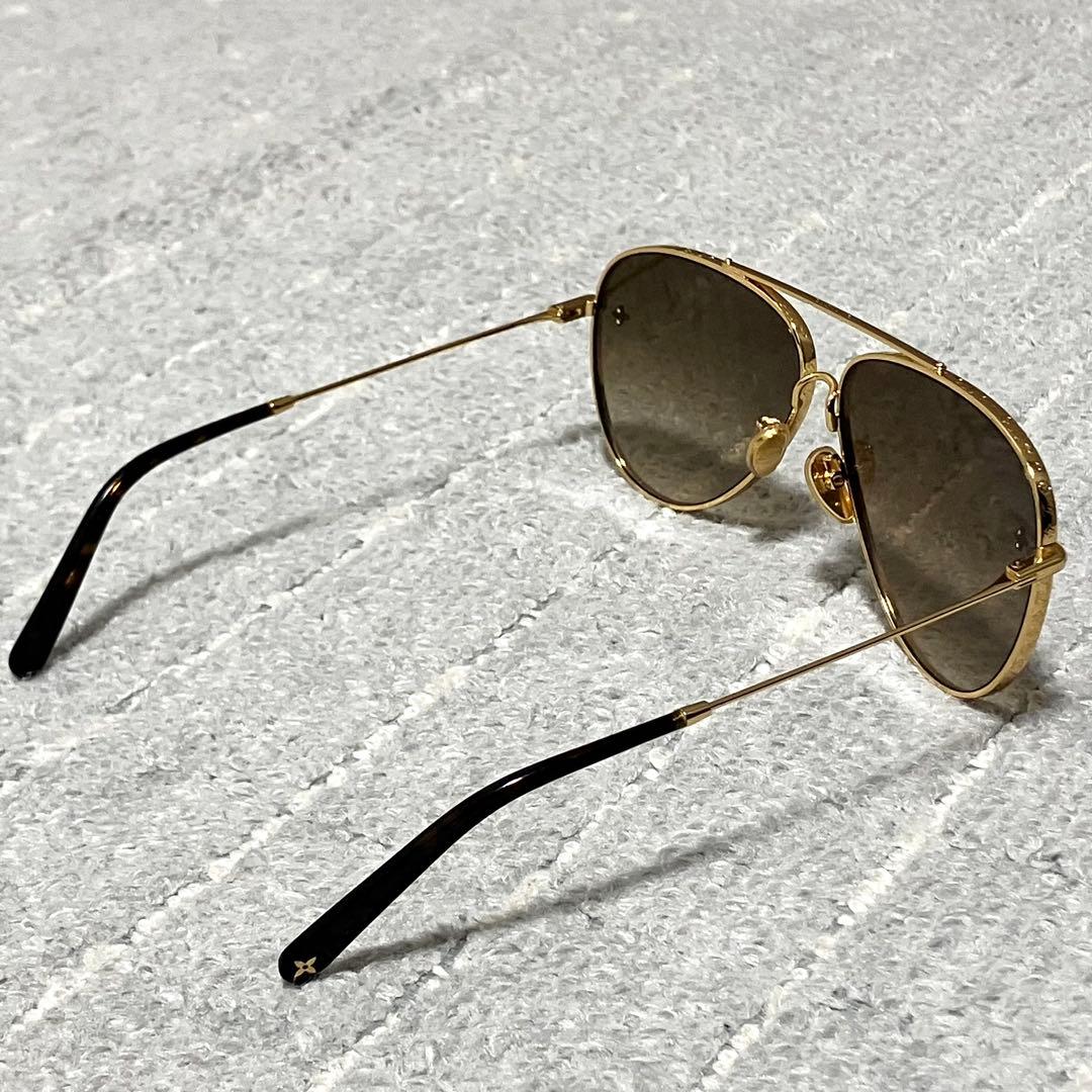 新作完売モデル！ルイヴィトン［サングラス］LVパイロット　ダブルブリッジ　メガネ