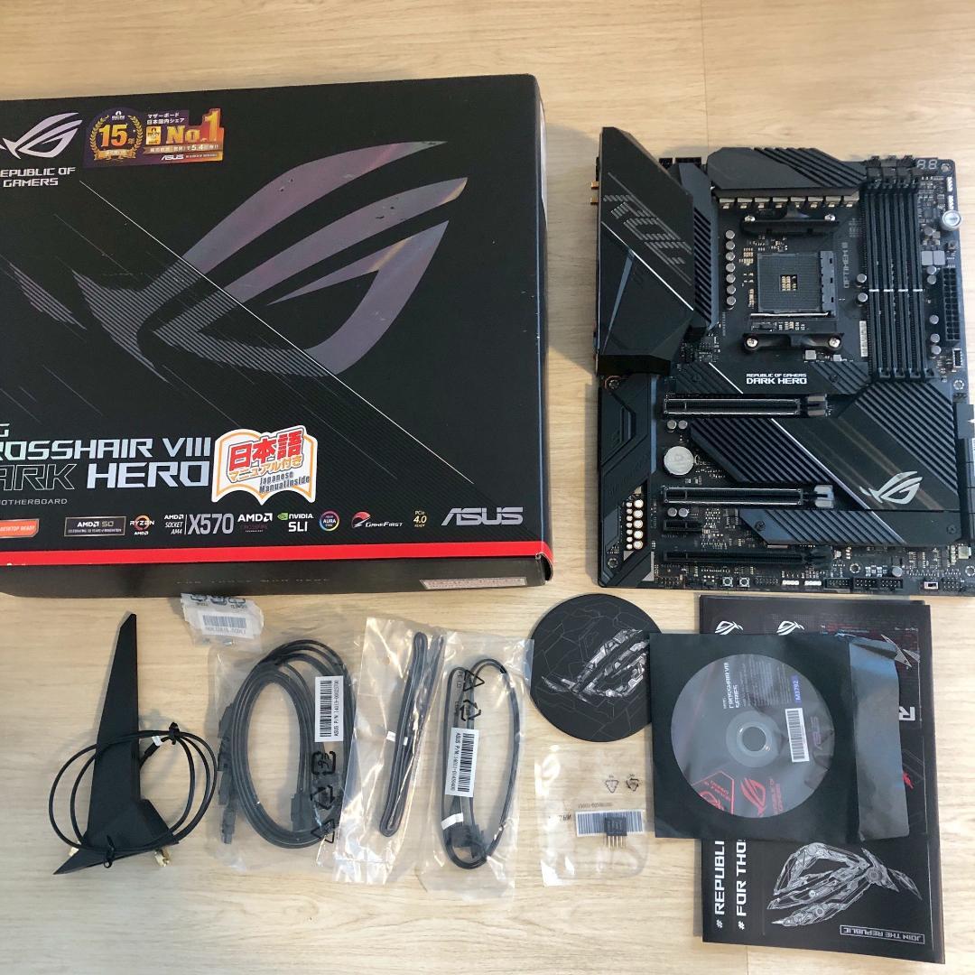 ROG CROSSHAIR VIII DARK HERO マザーボード ジャンク