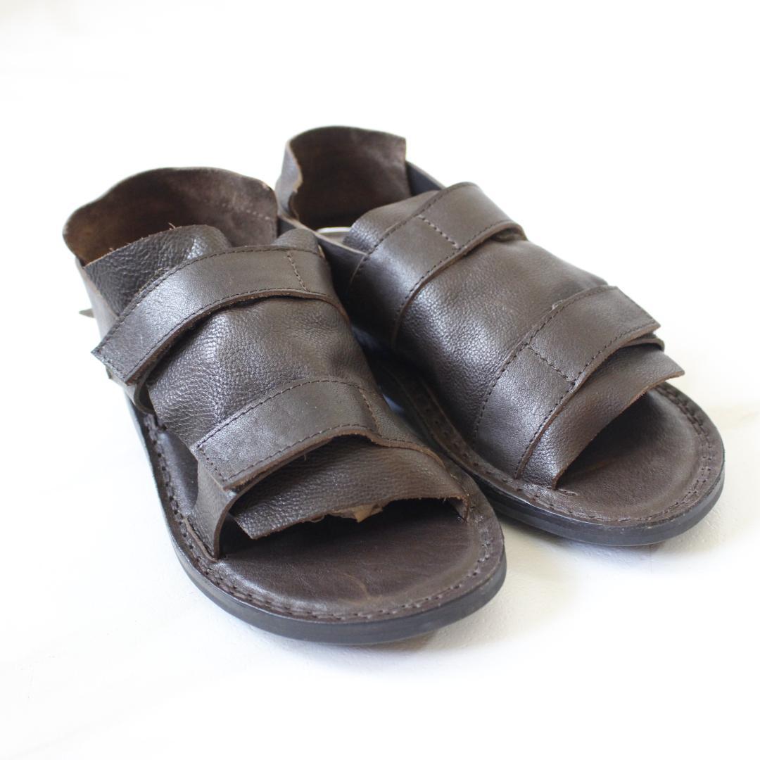【美品】Trippen CLEARCUT レザーサンダル 38 ブラウン