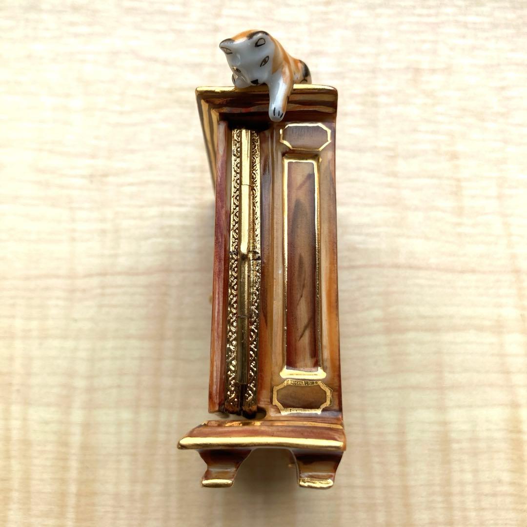 リモージュボックス　キャビネット猫